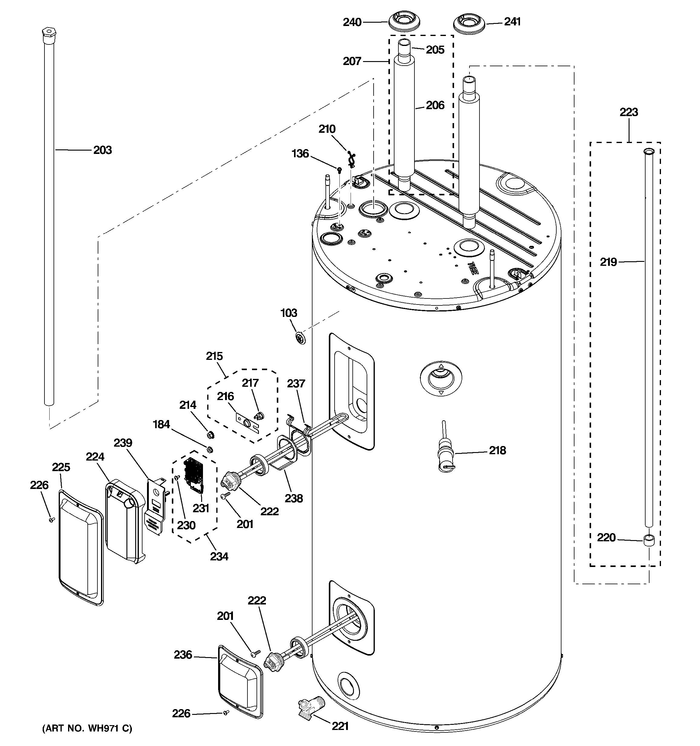 Assembly View for BODY PARTS | GEH50DEEDSRA