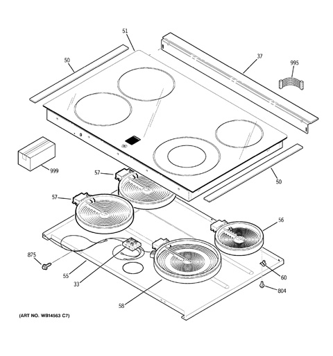 Model Search Jsp42sn4ss, General Electric Countertop Stove Parts Diagram