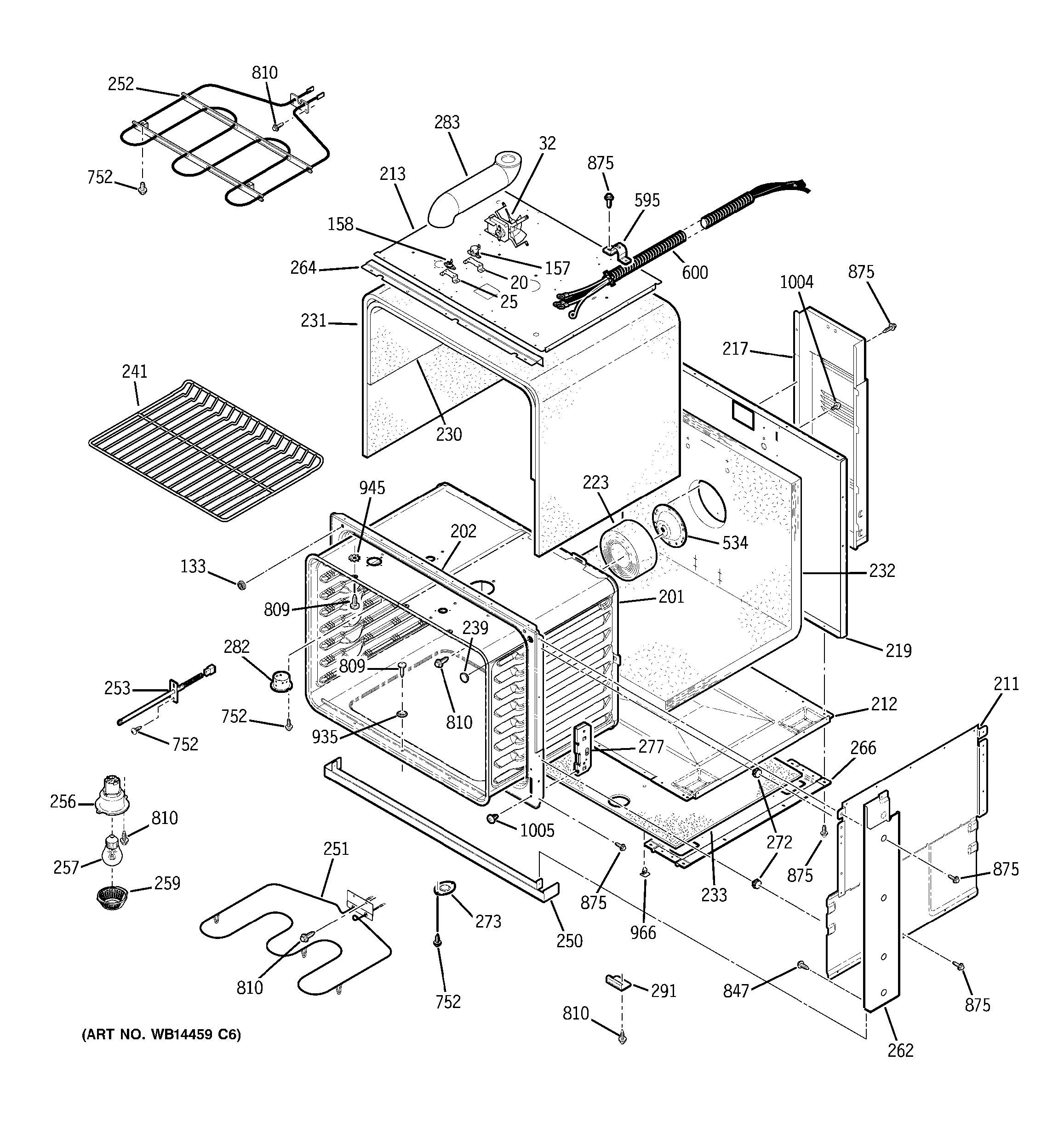 Assembly View for BODY PARTS | JDP39DN4BB