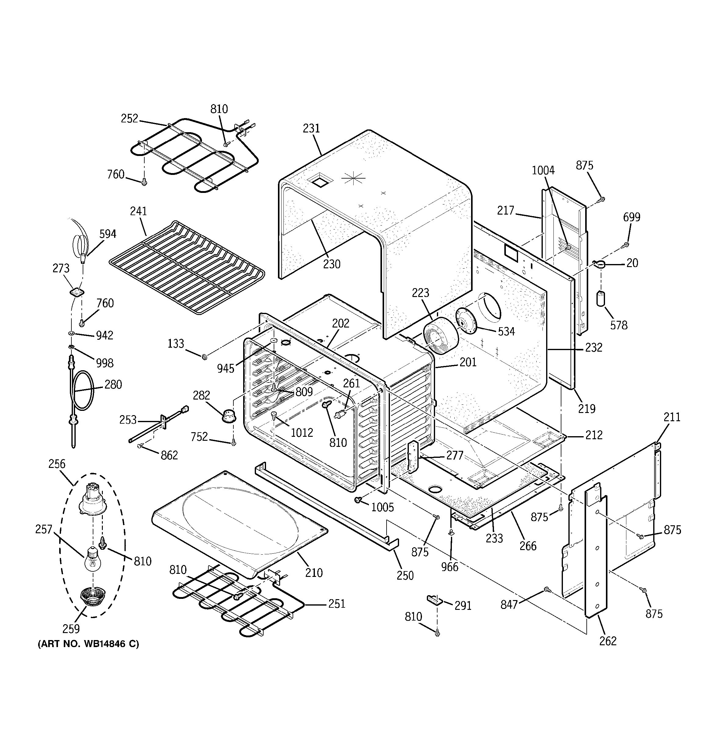 Assembly View for BODY PARTS | PD968SP2SS