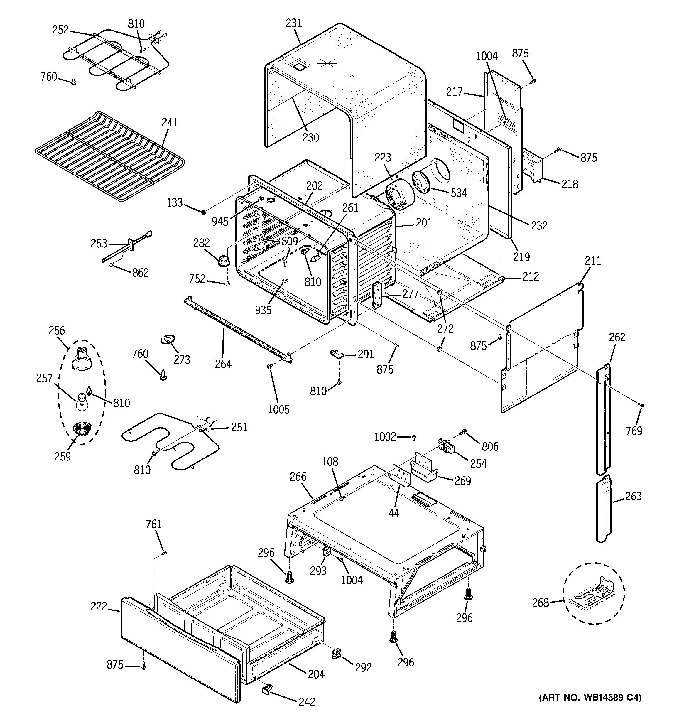 Assembly View for BODY PARTS | PS905SP2SS