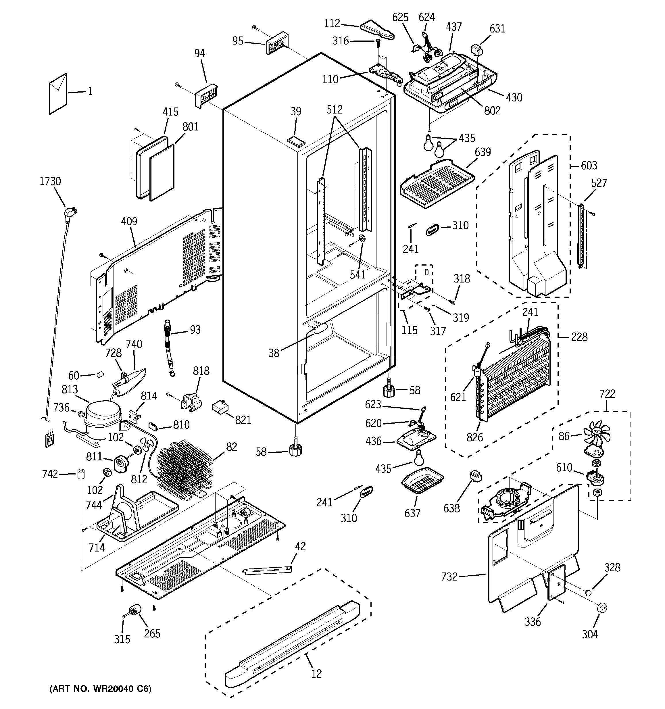 Assembly View for CABINET | GDS20SBSBSS