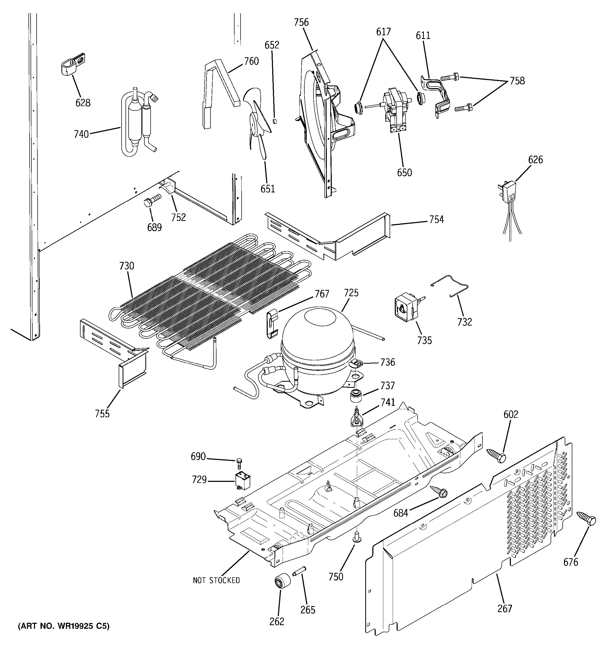 Assembly View for UNIT PARTS | GTH18DCXDRBB