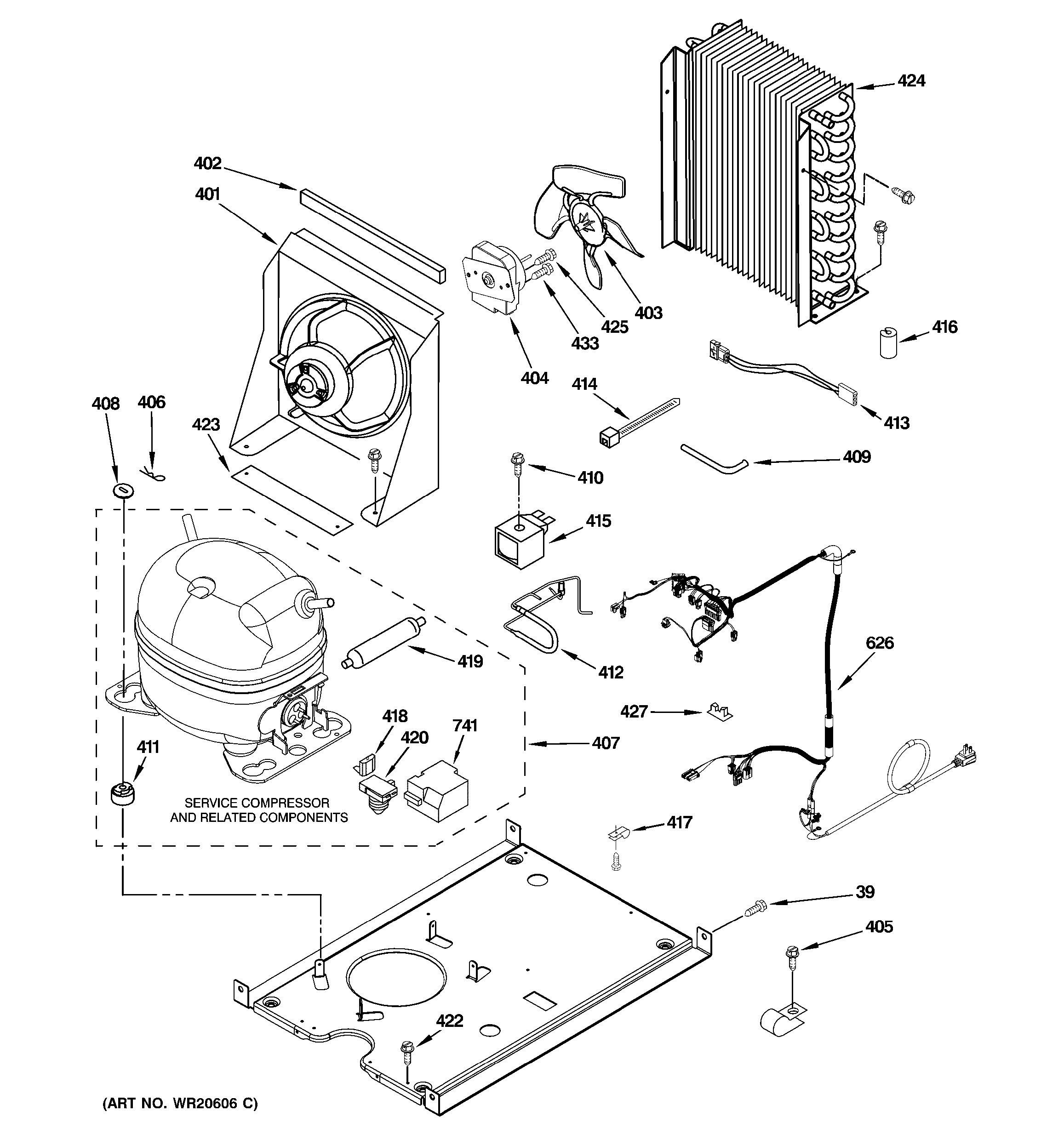 Assembly View for UNIT PARTS | ZDIS150WSS