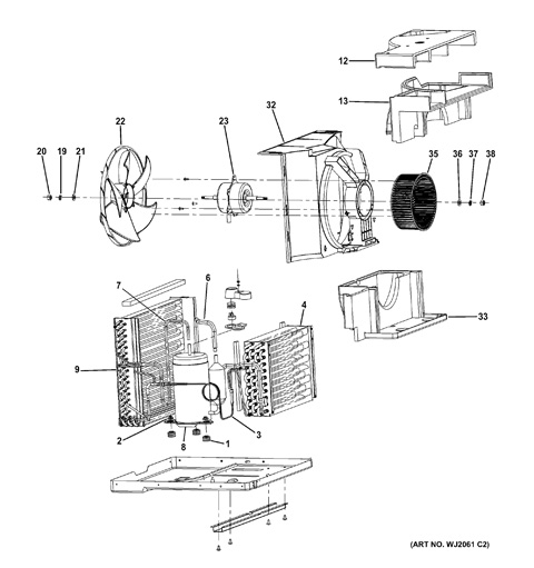 solar ac dc fan