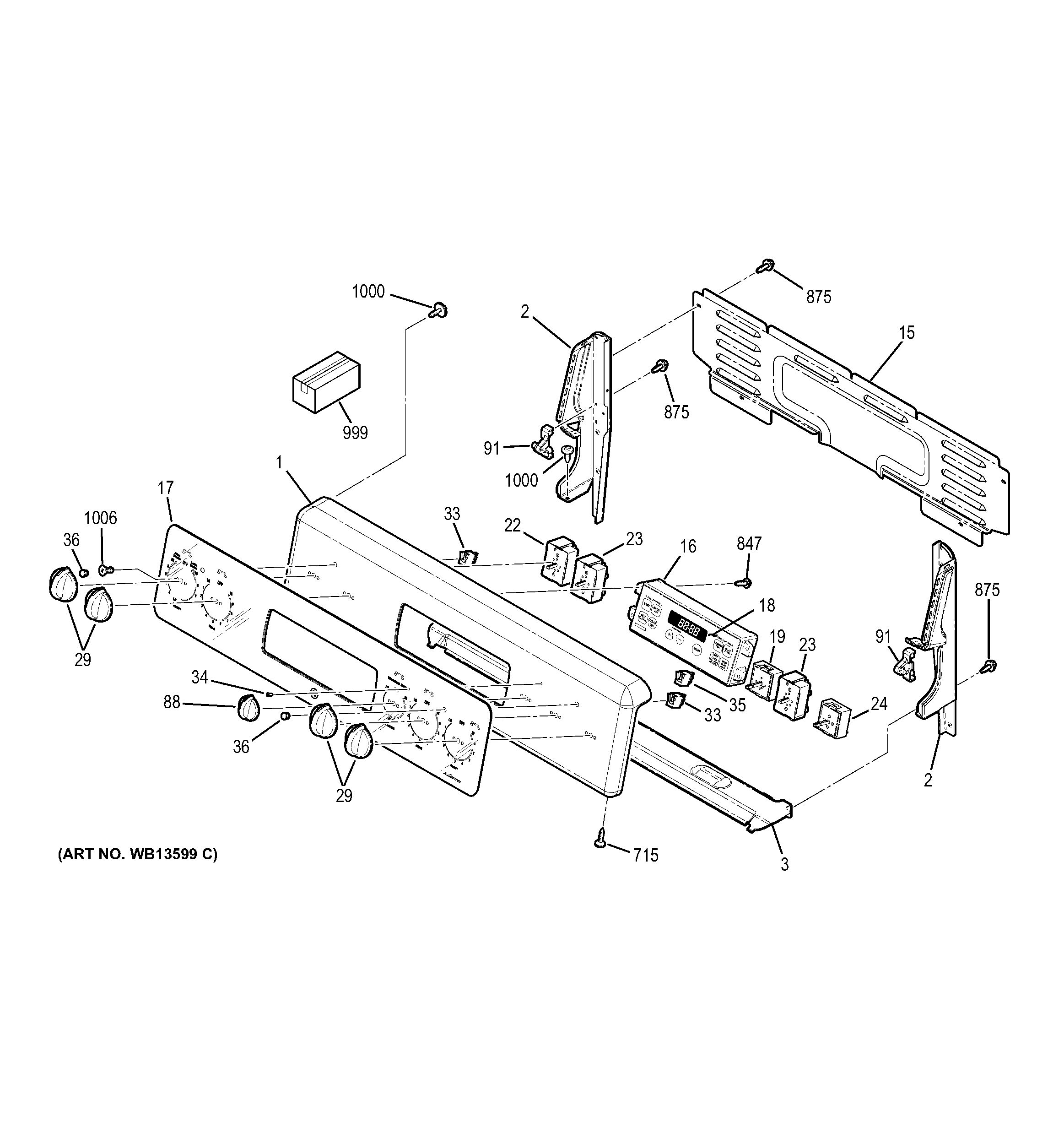 Assembly View for CONTROL PANEL | JBP72SK1SS