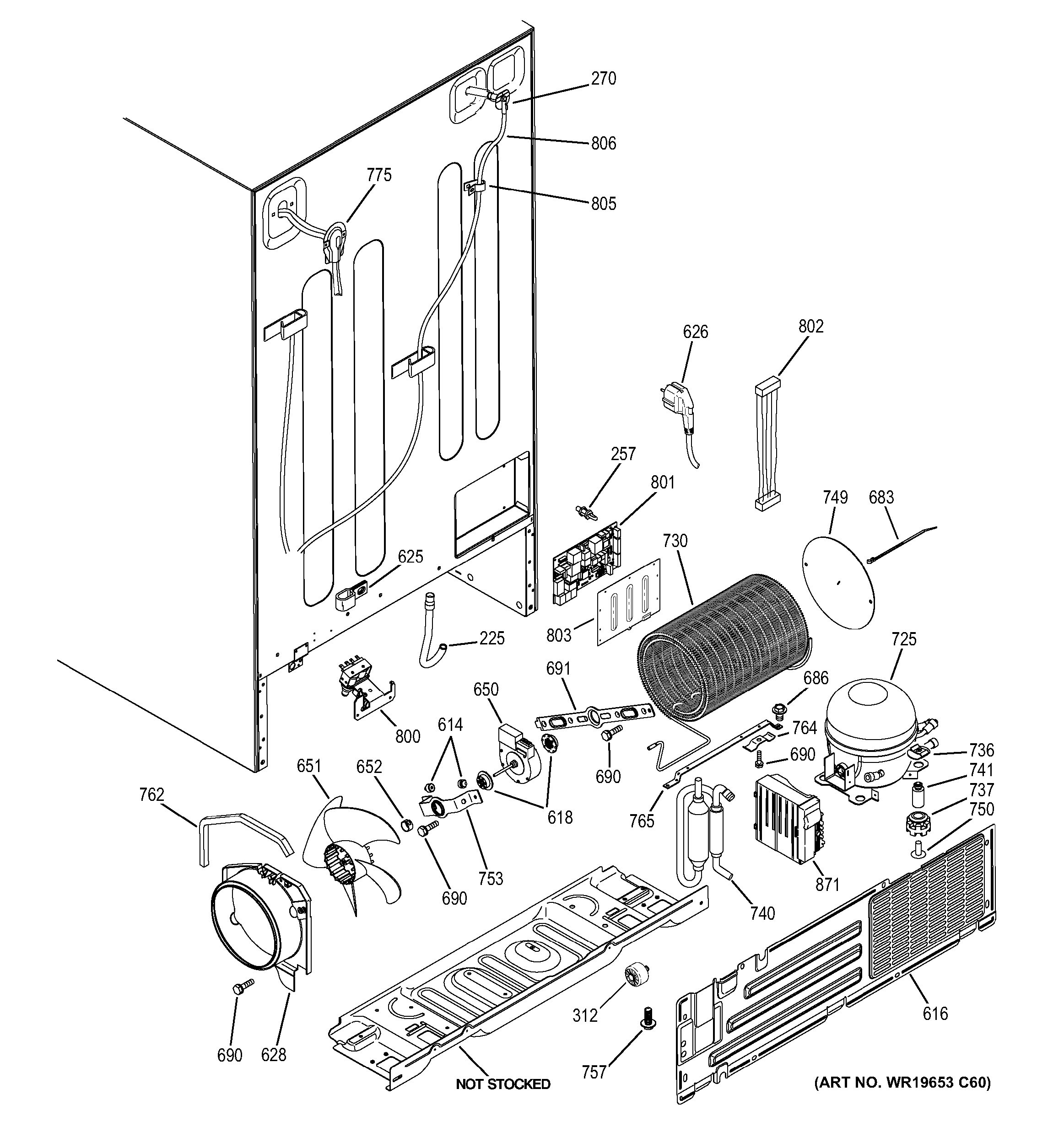 Assembly View for MACHINE COMPARTMENT | PSHF9PGZBCBB