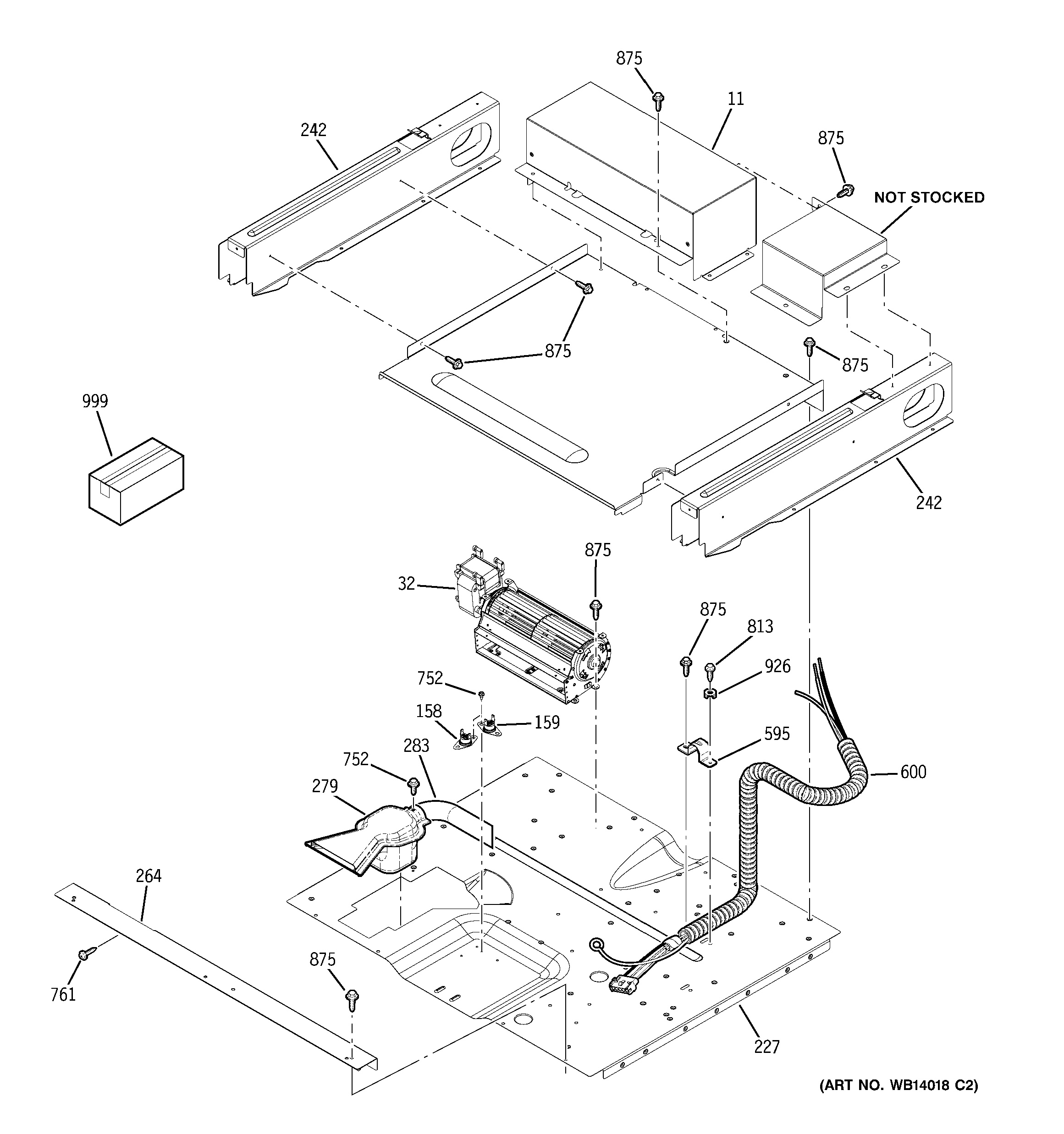 Assembly View for PEDESTAL | JKP90DP3BB