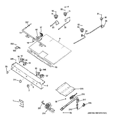 hotpoint rgb526deh