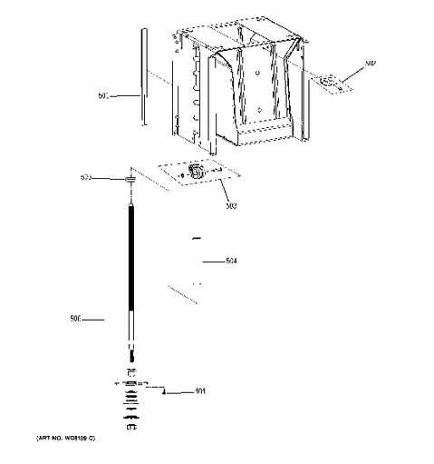 Garbage シングル SWING 2.0 Door/ Side Mounted Swing-Out Waste Bin for 16