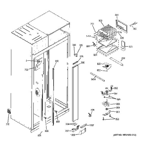 Ge Monogram 48 Refrigerator Parts Diagram | Reviewmotors.co