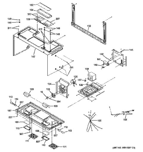 ge microwave model jvm3160ef1es