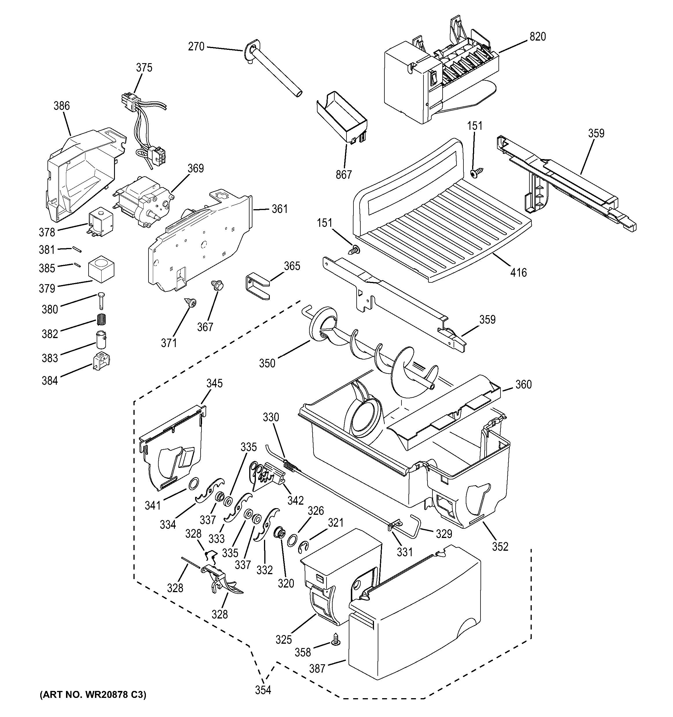 Portable Ice Maker Parts Diagram