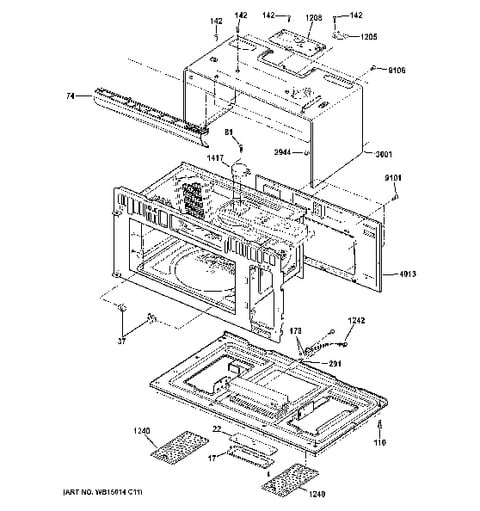 ge advantium 120 parts list