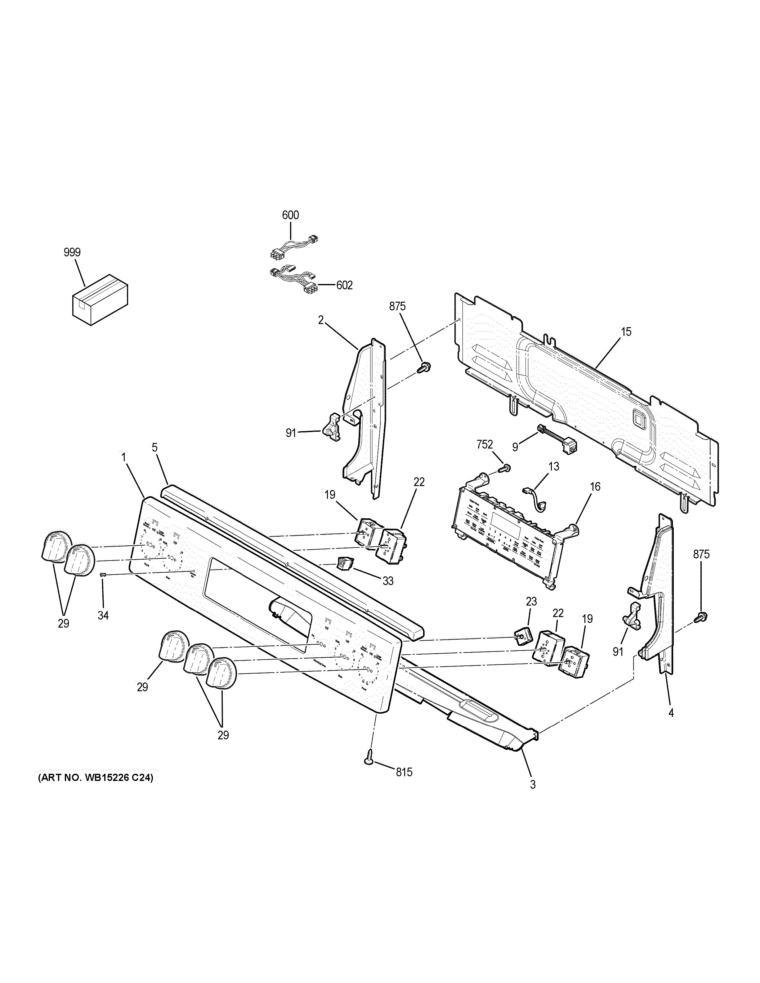 Assembly View for CONTROL PANEL | JB860SJ1SS