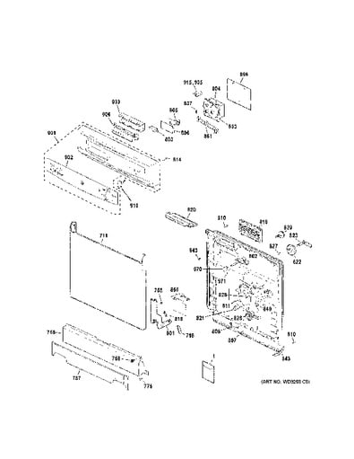 general electric portable dishwasher parts