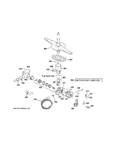 Ge dishwasher hot sale gsd2100