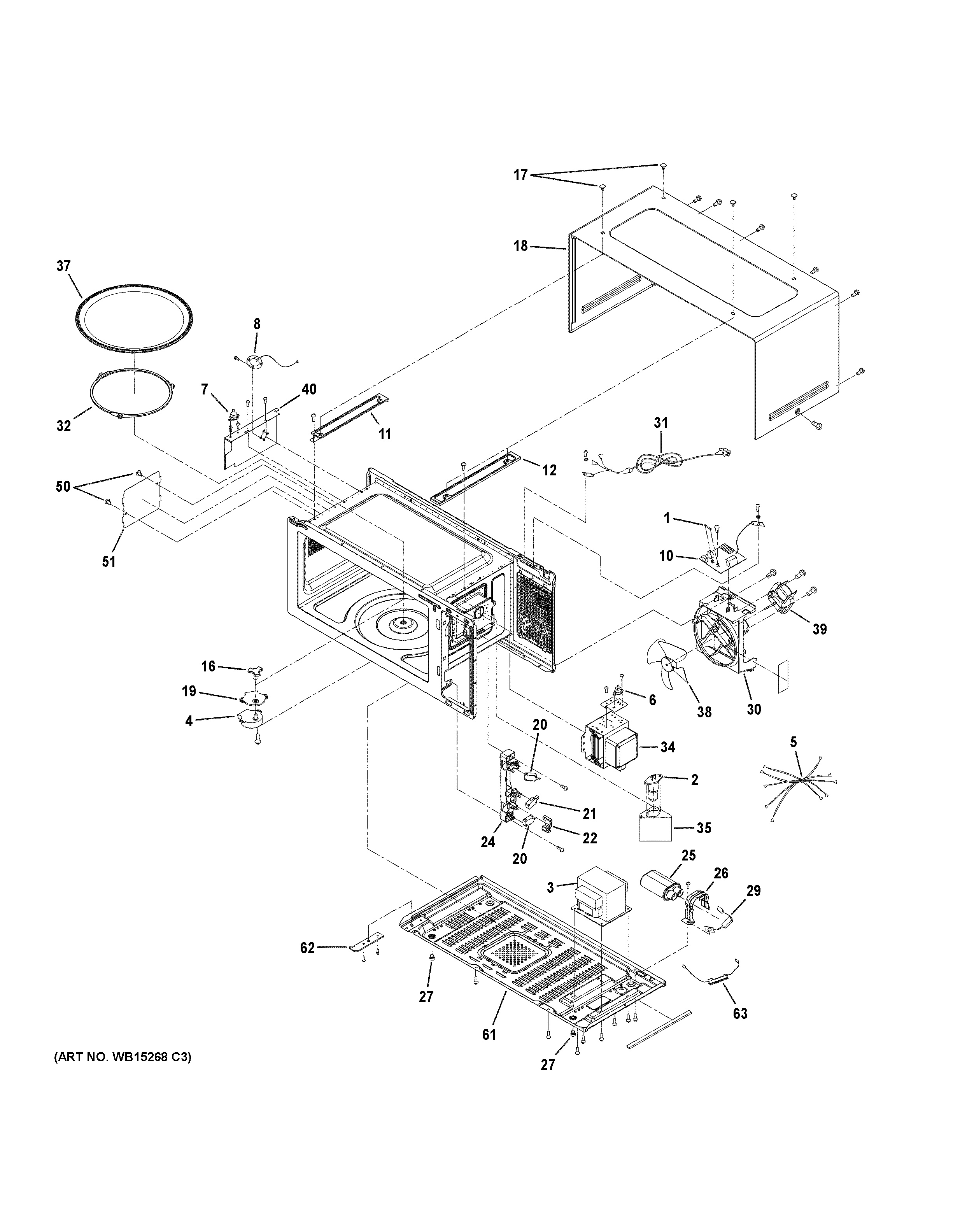 Assembly View for OVEN CAVITY PARTS | ZEM115SJ2SS