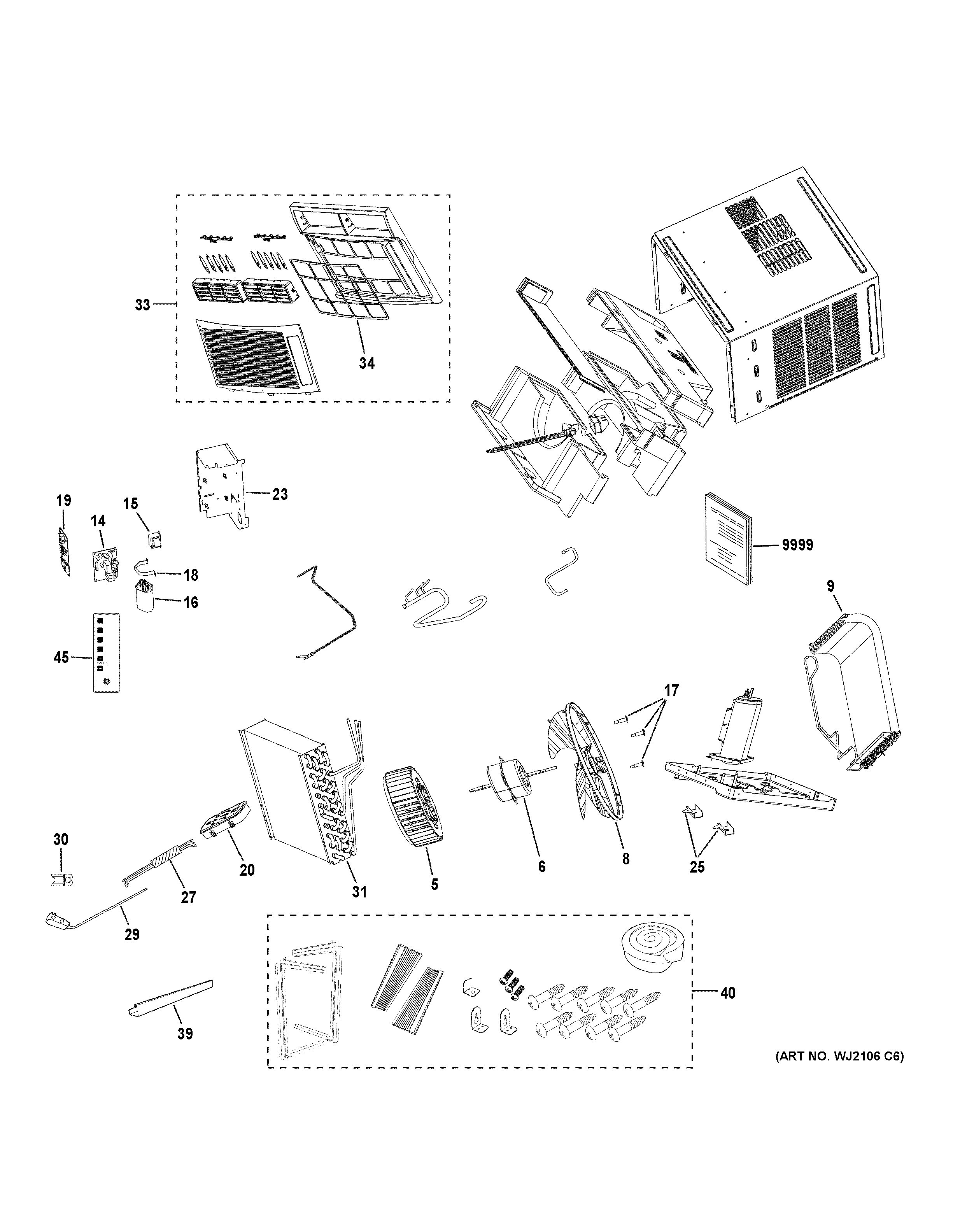 Air Conditioner Labelled Diagram : 4 Air Conditioner Parts and What ...