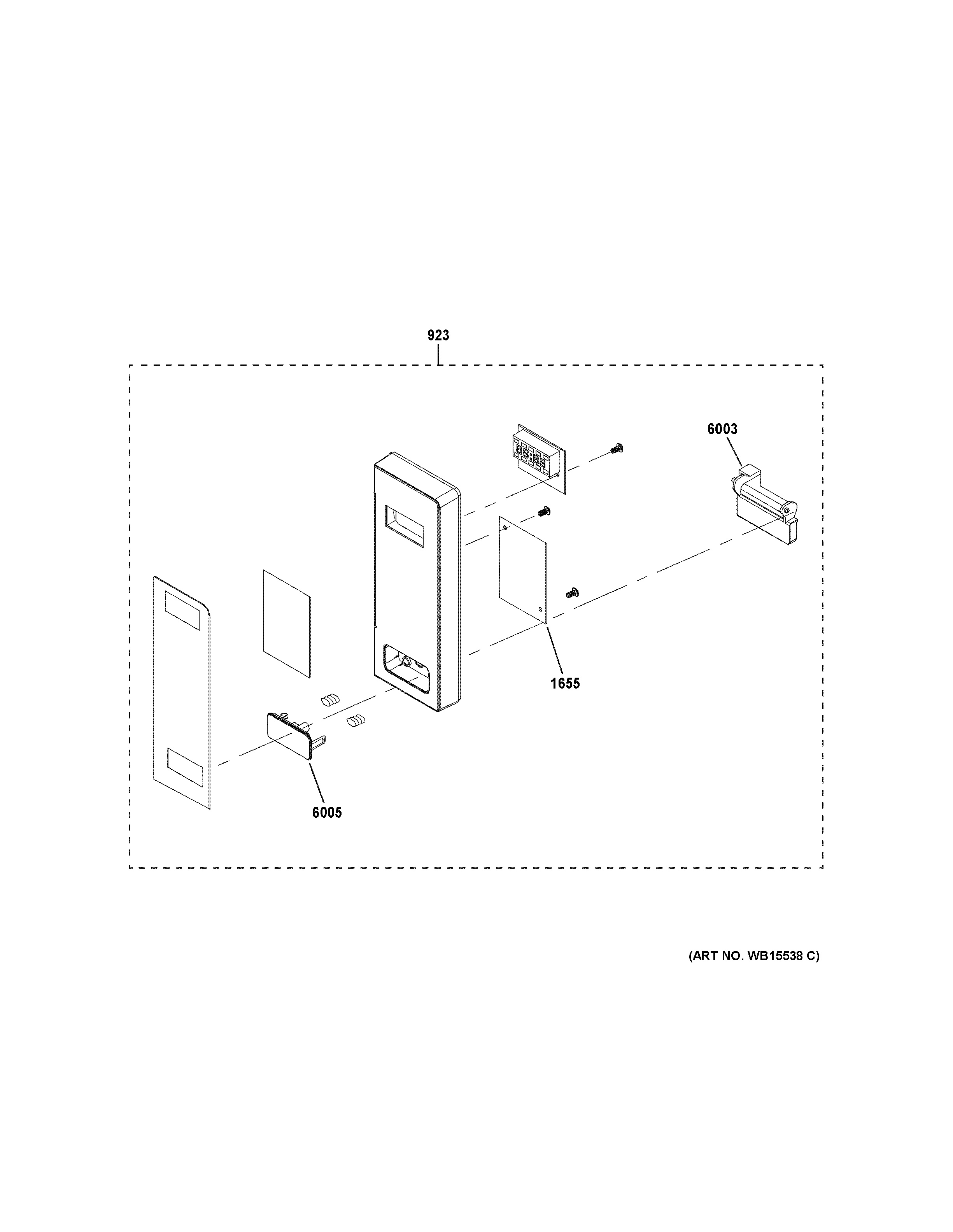 Assembly View for CONTROL PARTS | PEB7227DL1WW