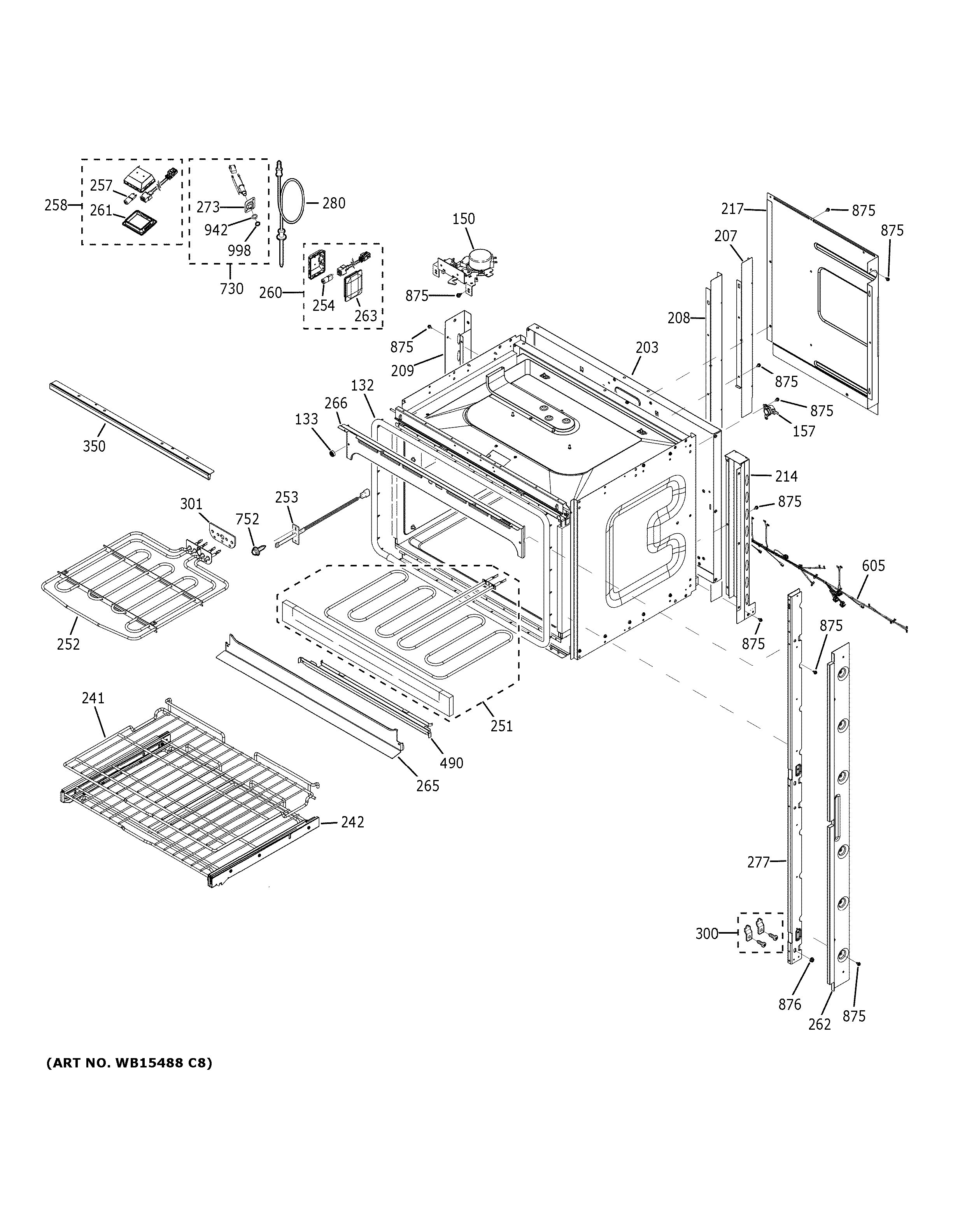 Assembly View for UPPER OVEN | JTD5000BN1TS