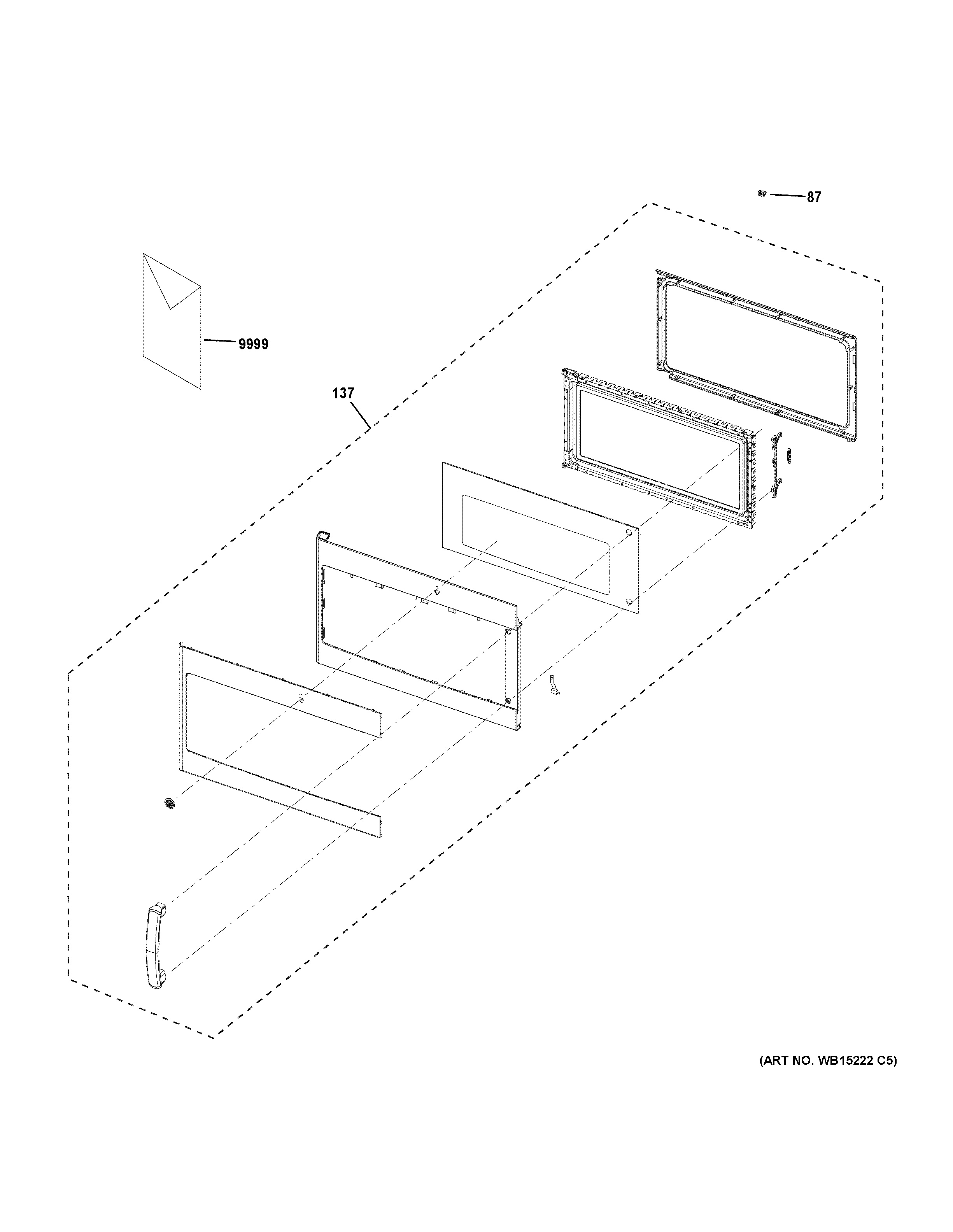 Assembly View for DOOR PARTS CVM9179SL1SS