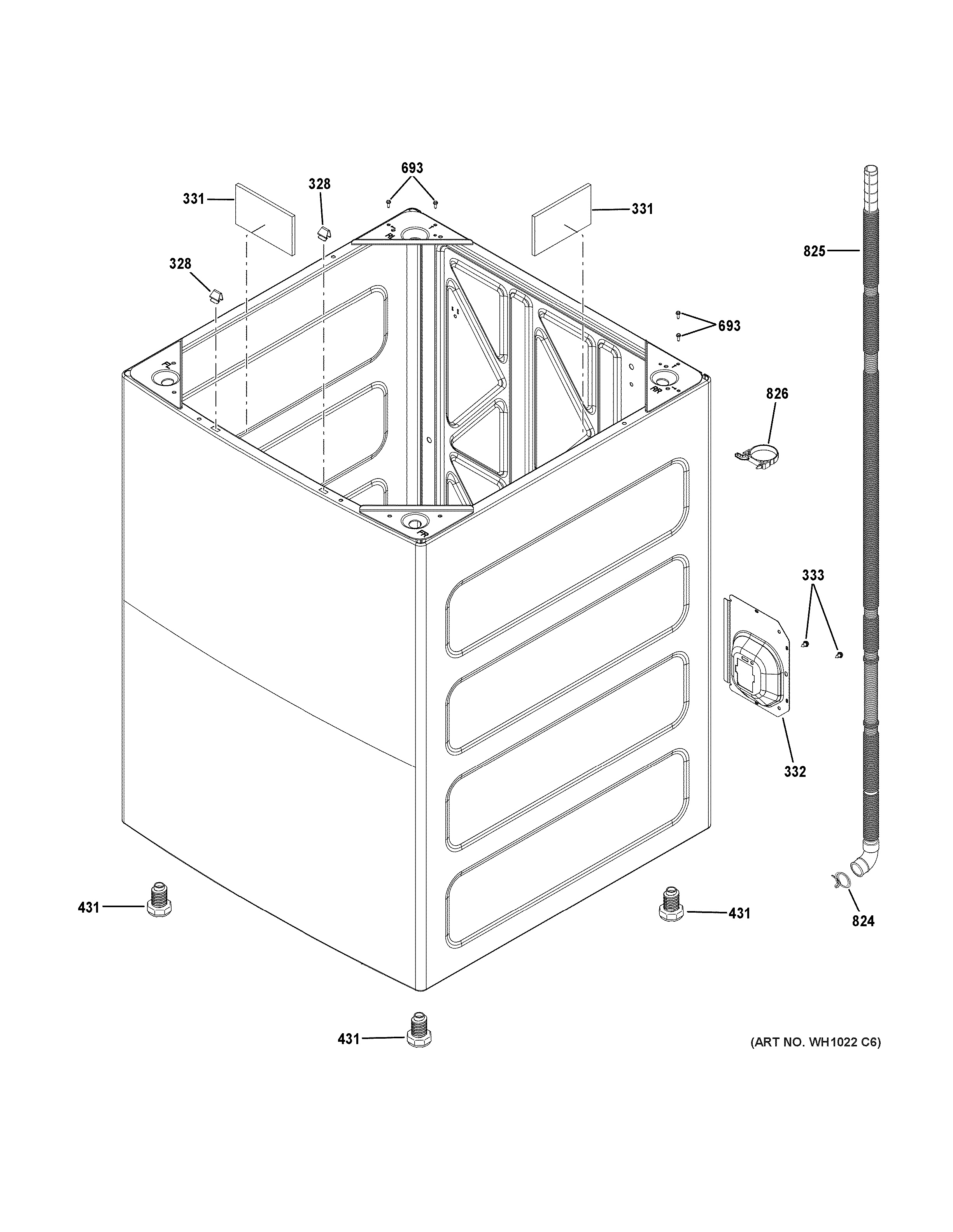 Assembly View for GTW465ASN1WW