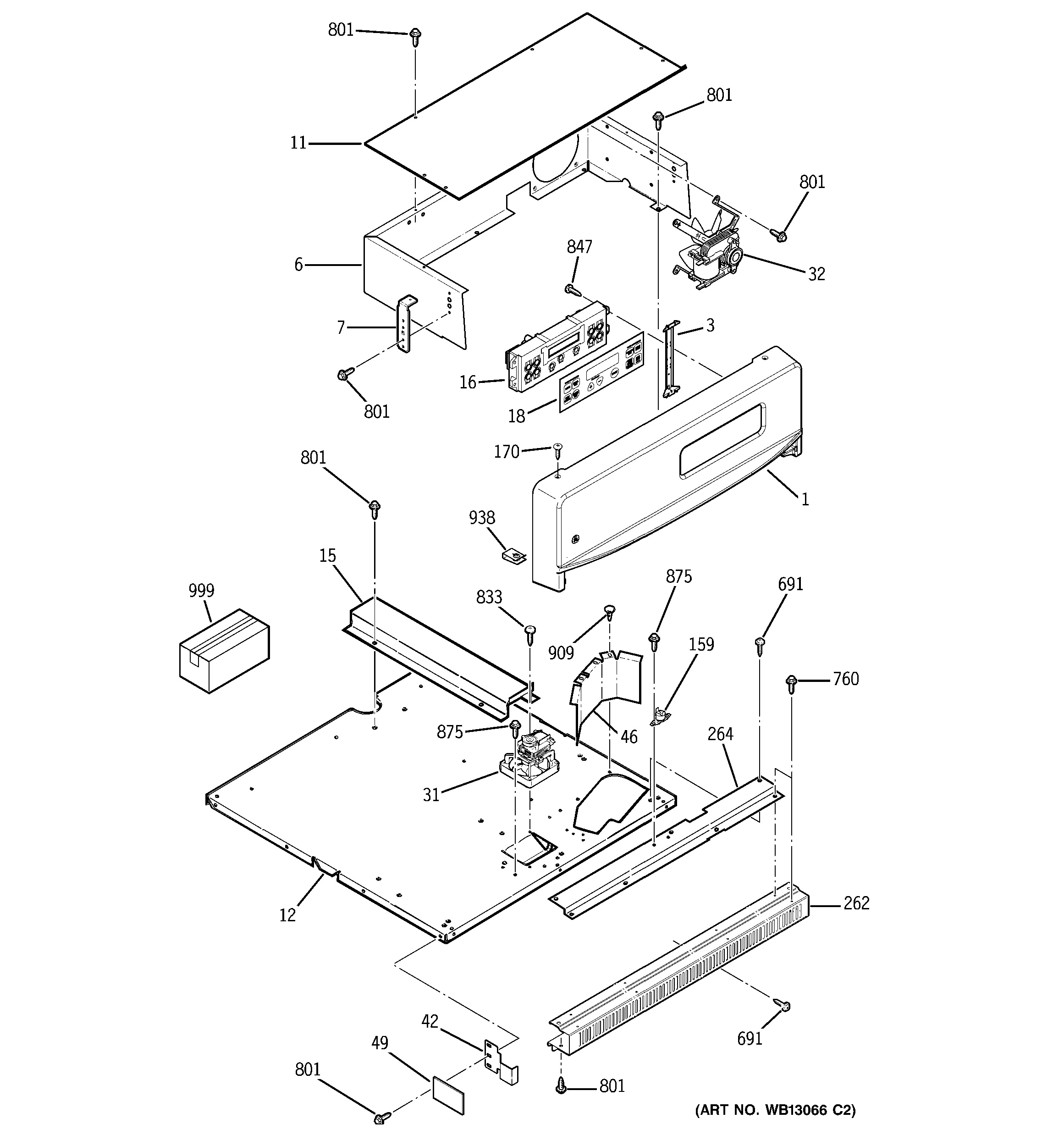 Assembly View for CONTROL PANEL | JGRP20BEJ1BB