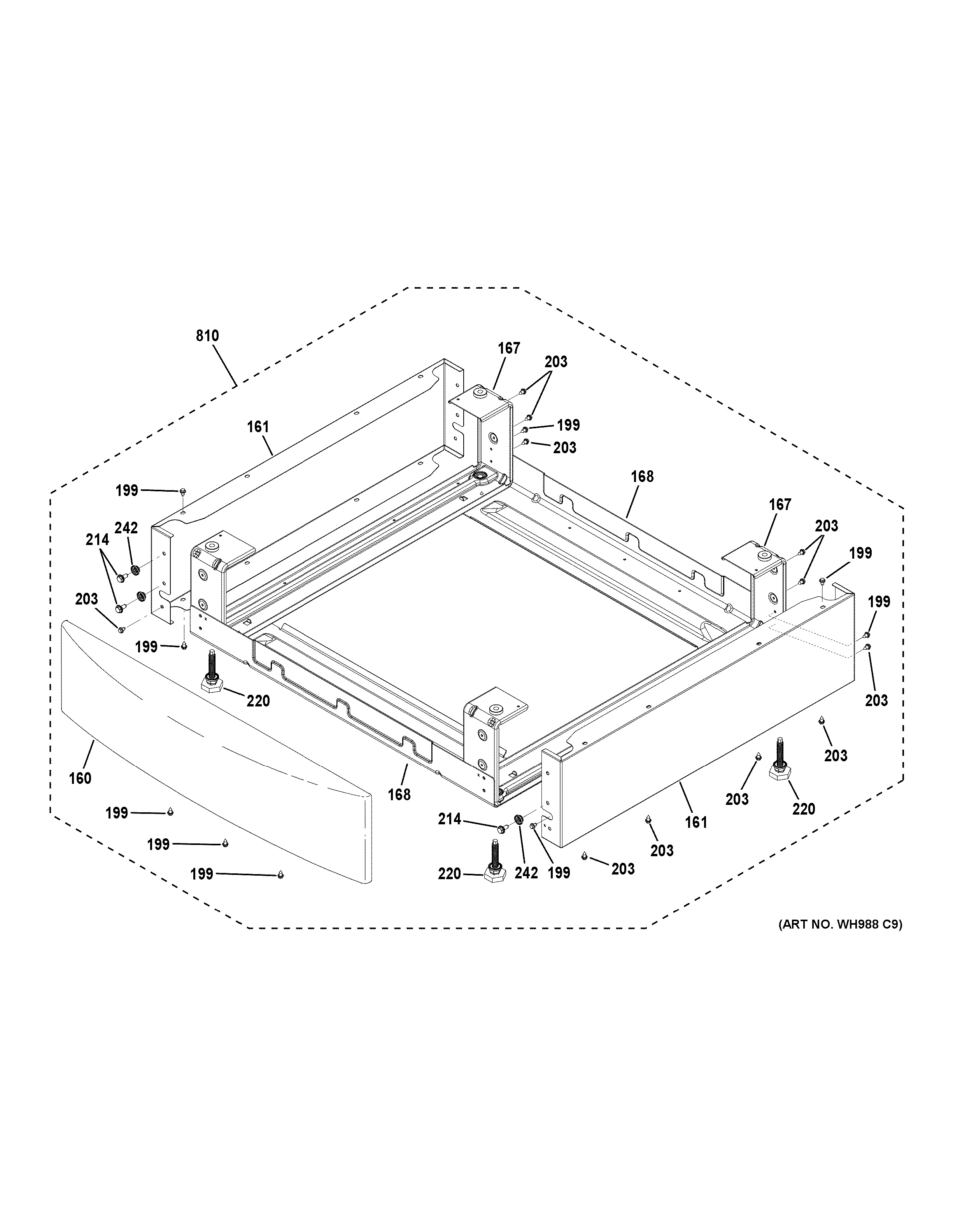 Assembly View for RISER ASSEMBLY | GFDR270EH0WW