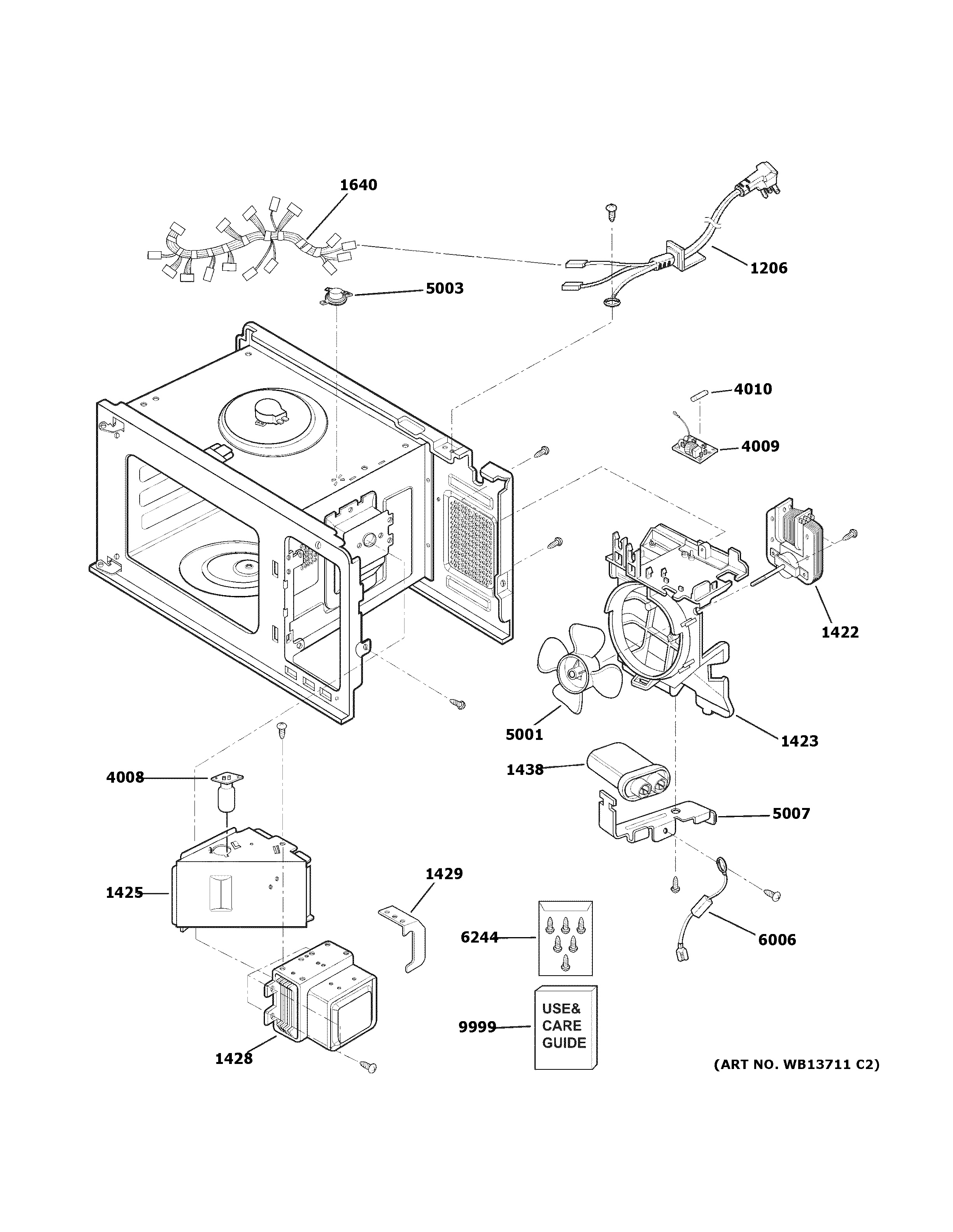 Assembly View for INTERIOR PARTS (1) | PEB2060SM1SS