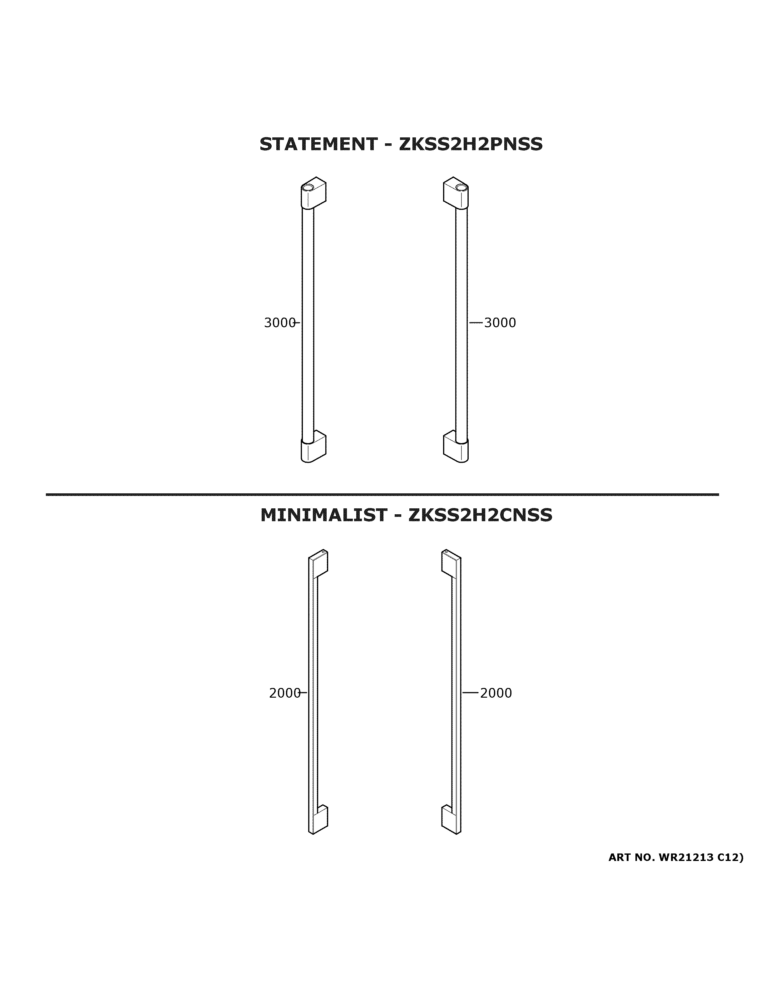 Part Monogram Assembly View for MONOGRAM CUSTOMIZATION | ZISS420DNBSS