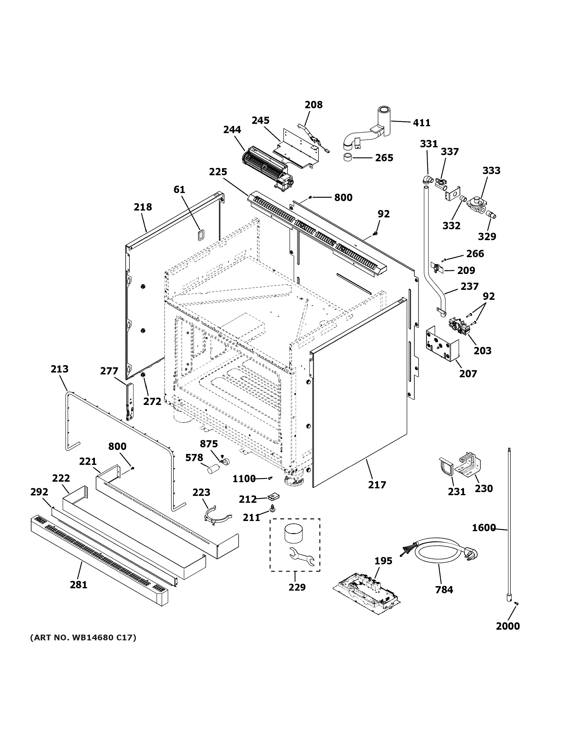 Assembly View for BODY PARTS | ZDP304NP8SS