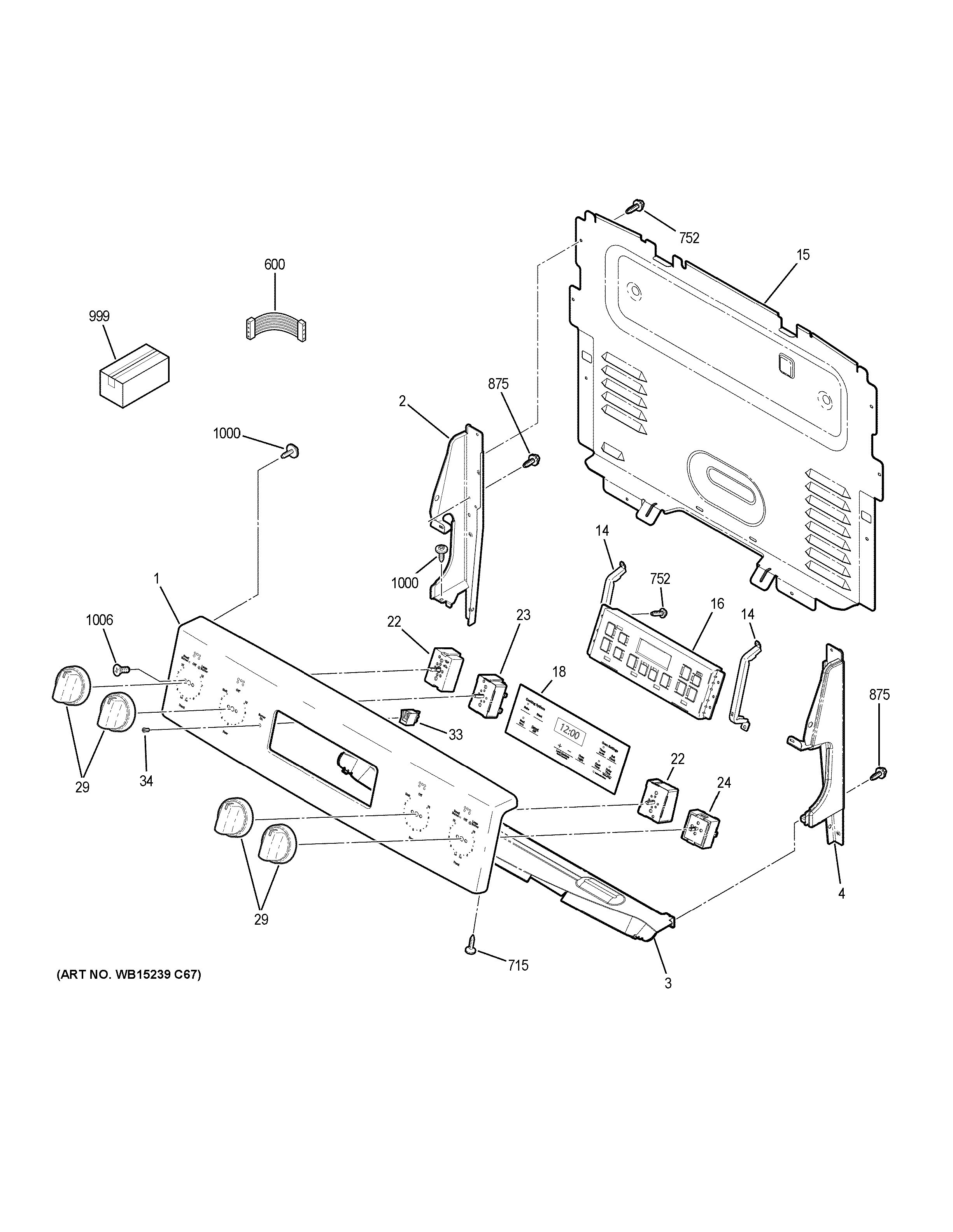 Assembly View for CONTROL PANEL | JBS60RK6SS