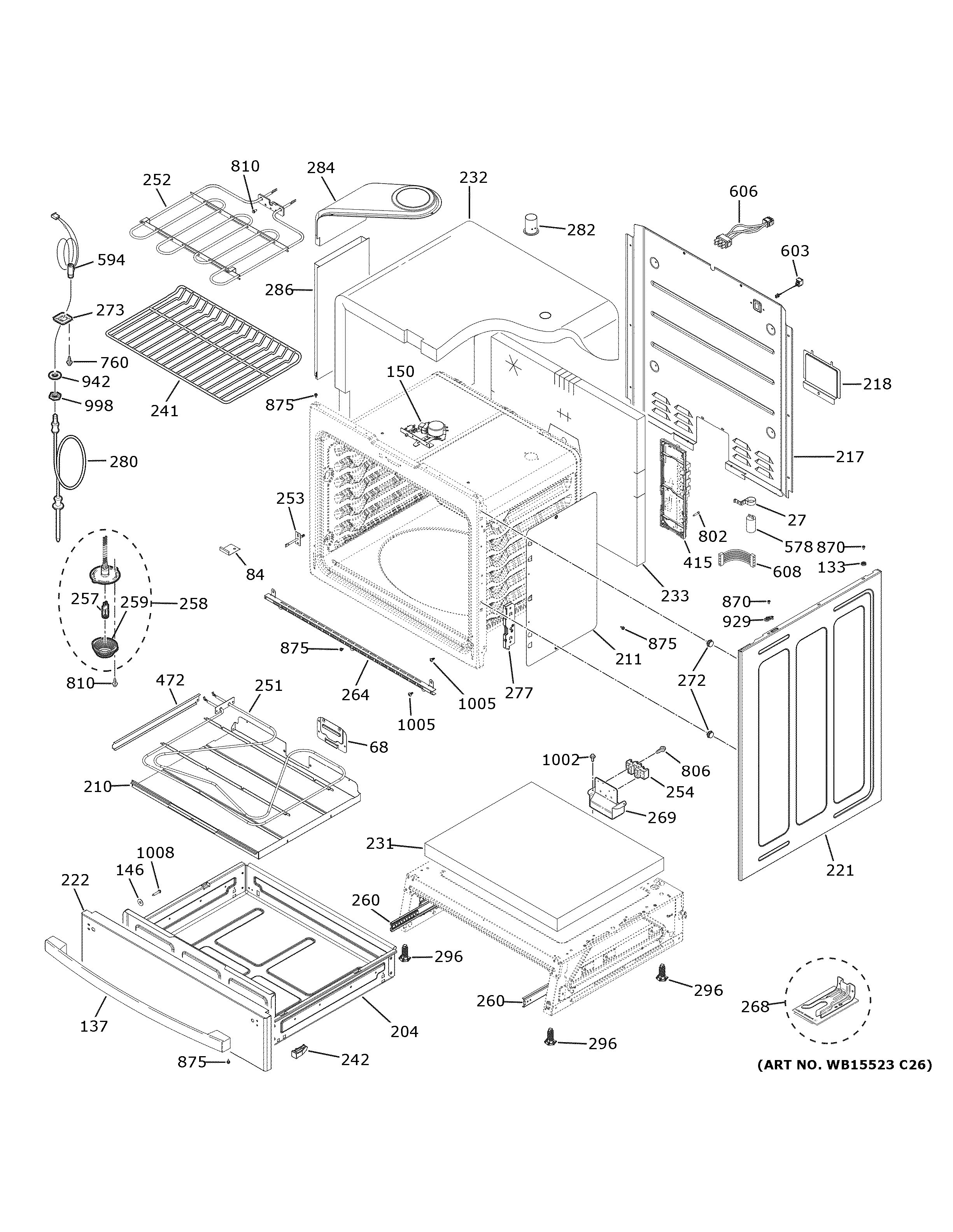 Assembly View for BODY PARTS | PHS930YP1FS