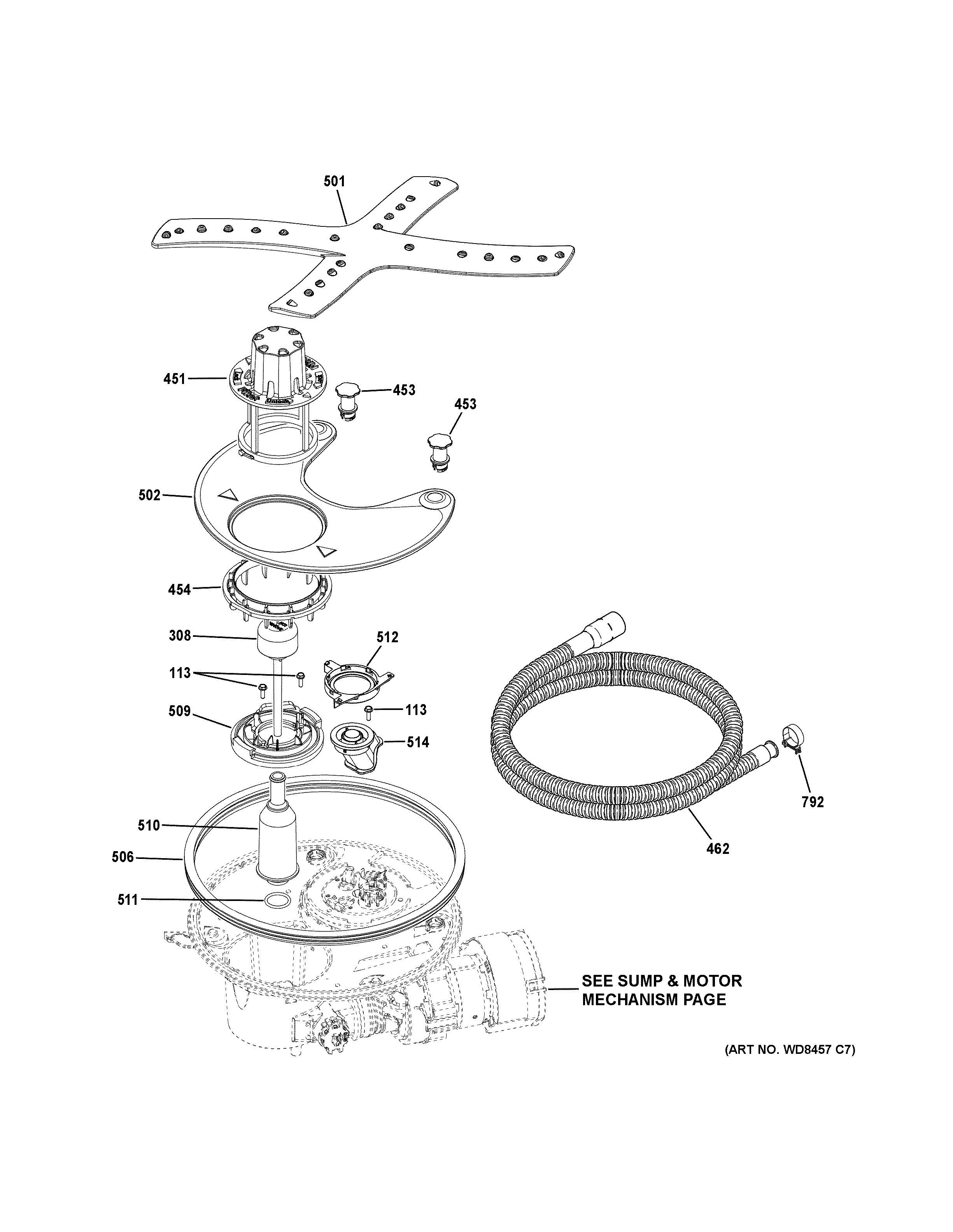 Assembly View For Sump & Filter Assembly 