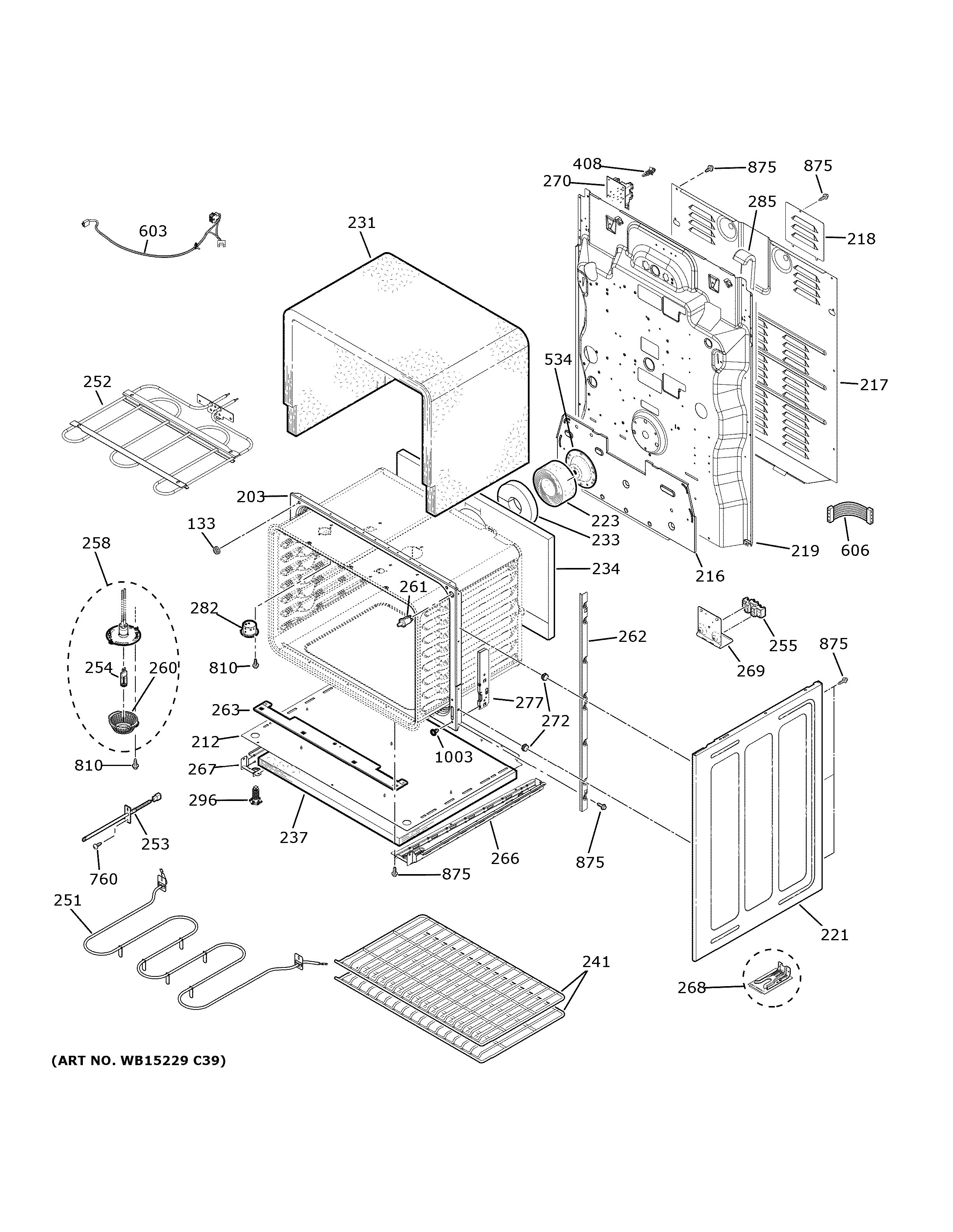 Assembly View for LOWER OVEN JBS86SP1SS