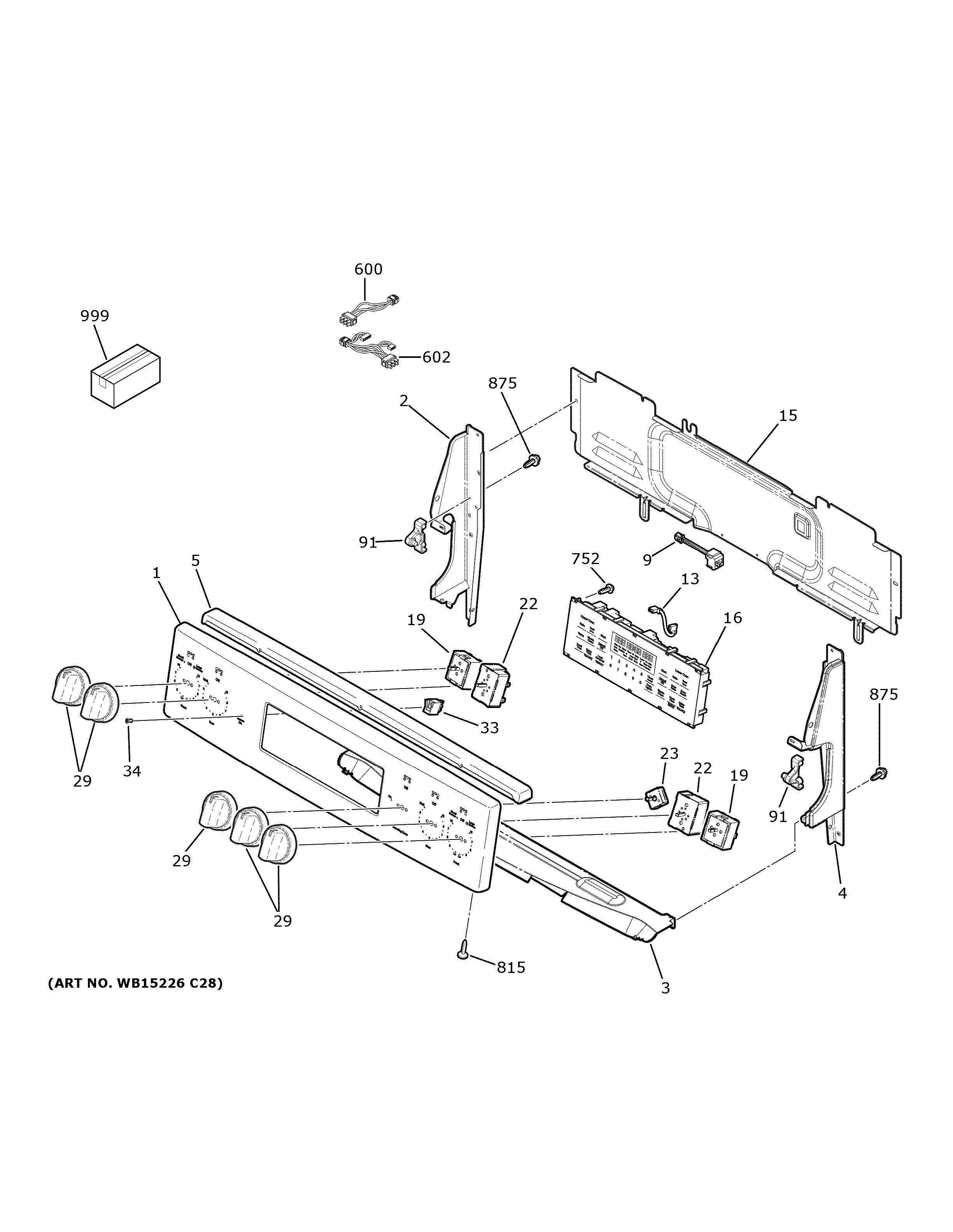 Assembly View for CONTROL PANEL | JBS86SP4SS