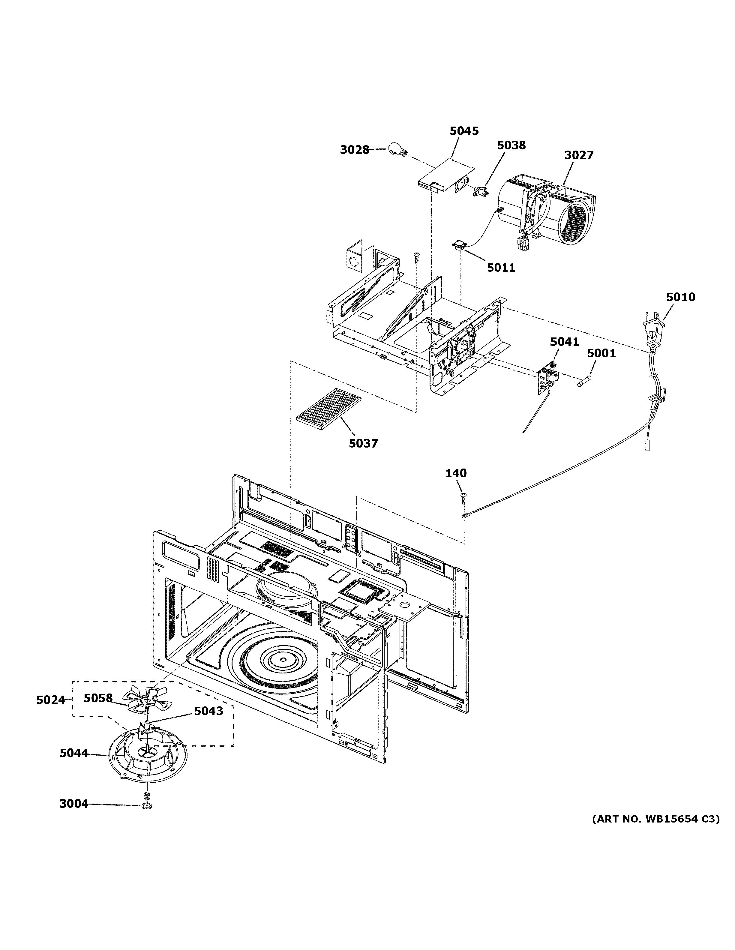 Assembly View for INTERIOR PARTS (2) JVM6175SK5SS