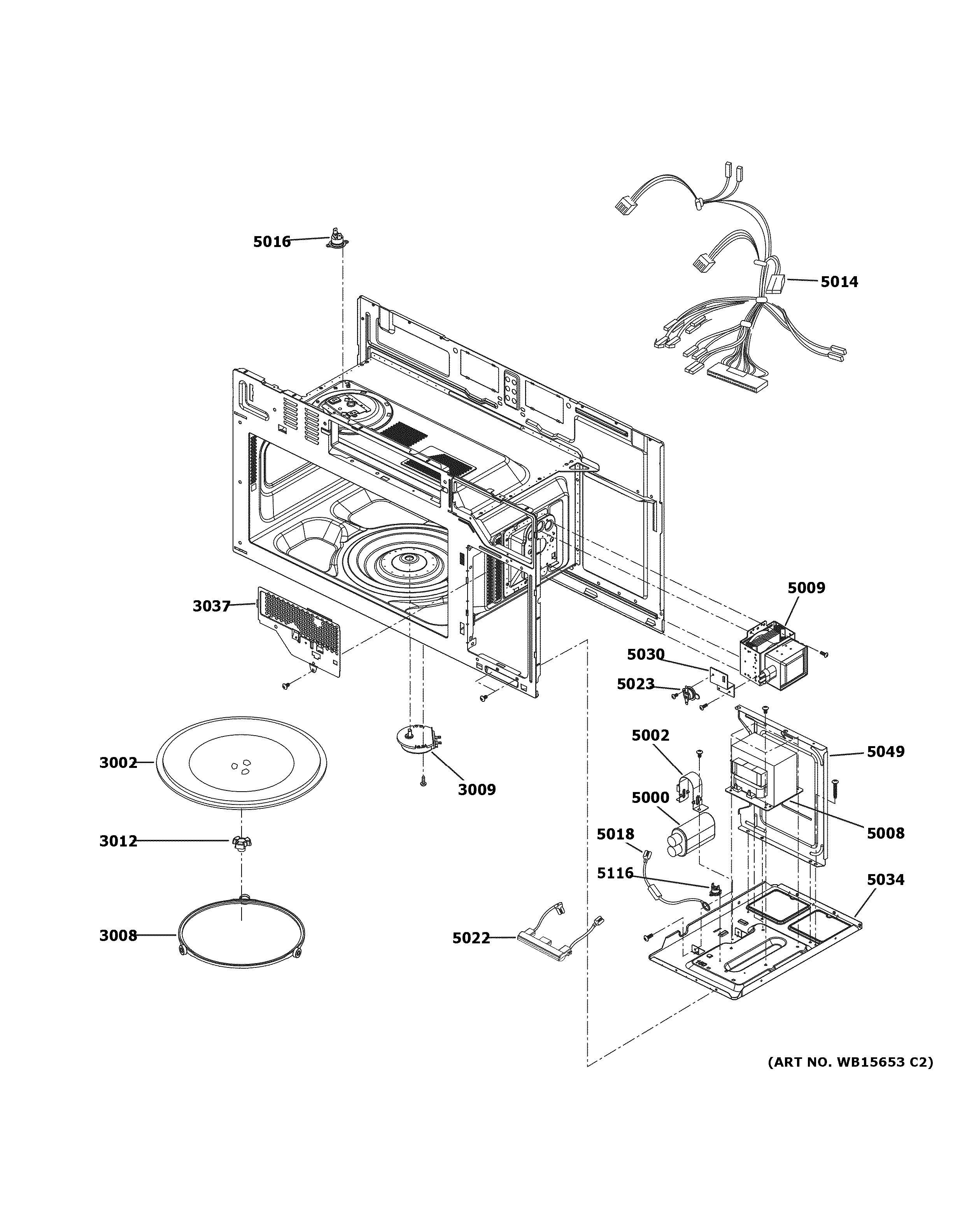 Assembly View for INTERIOR PARTS (1) JVM7195SK6SS