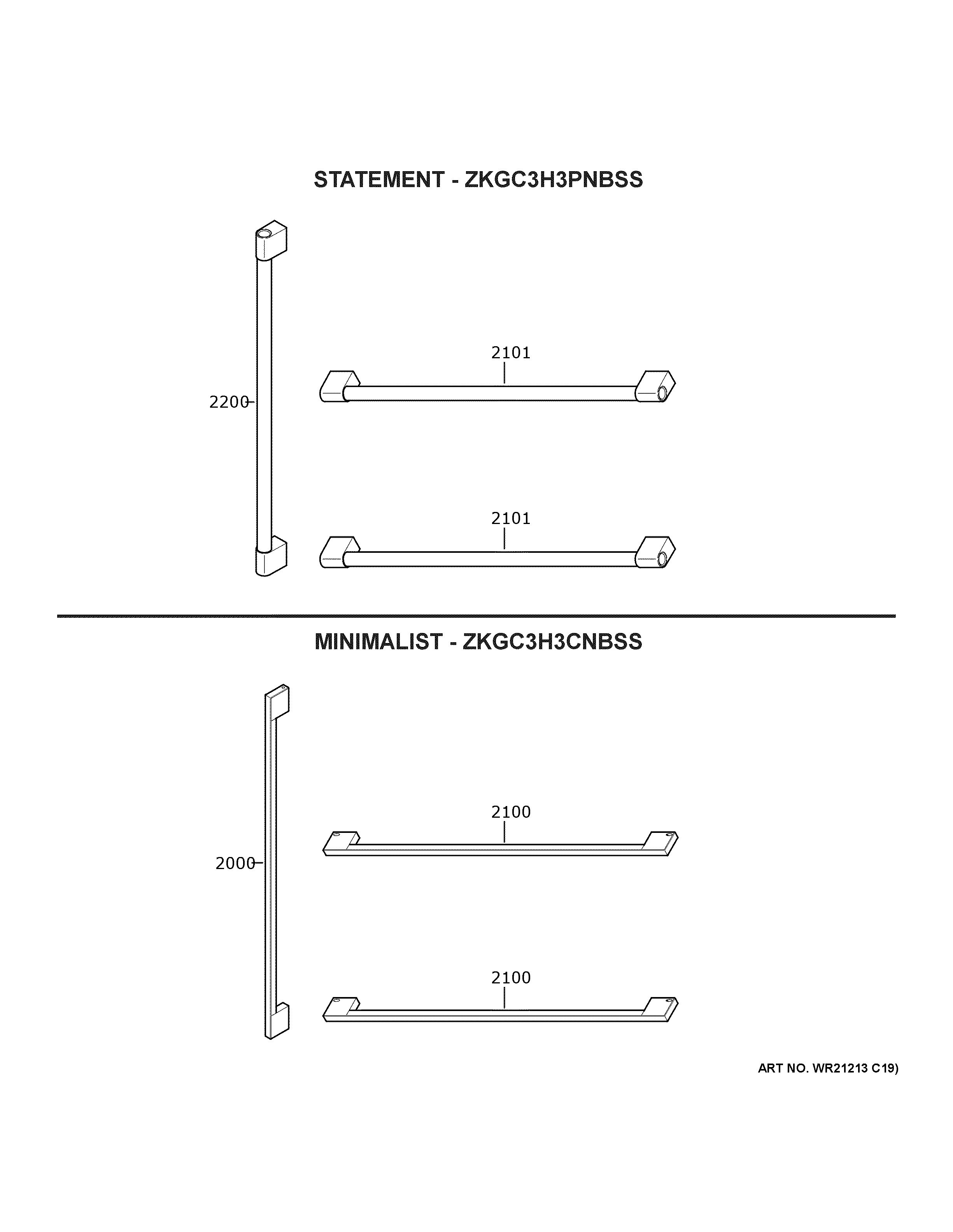 Part Monogram Assembly View for MONOGRAM CUSTOMIZATION | ZIC303NPPBII